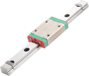 Linea Guida Lineare 150mm - Acciaio Inossidabile - Miniatuurrail - Disegno a Ciclo di Sfera - Binario a Doppia Riga - Alta Capacità di Carico - Guida di Corrente