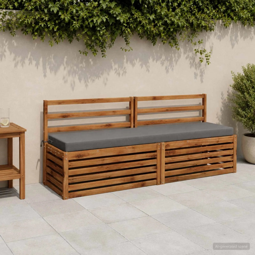 Cuscino per panchina SOEST 100% Poliestere Grigio 950028