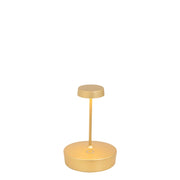Lampada a led da tavolo Swap mini pro Oro Opaco ricaricabile e dimmerabile - 2W, 2200-2700-3000K, IP65