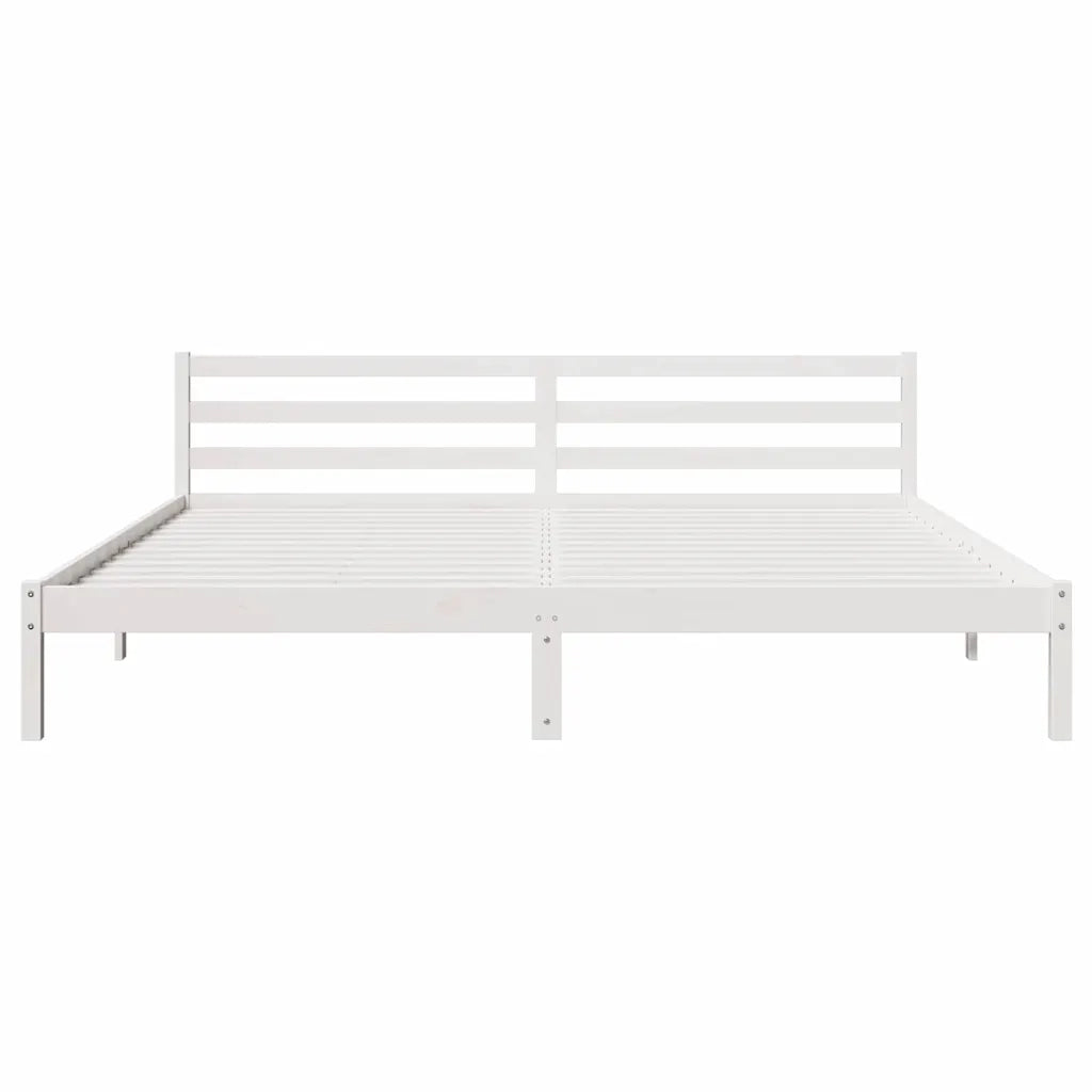 Struttura del letto con testiera-Giroletto con Testiera Bianco 208.6 x 157.6 x 69.4 cm 146186