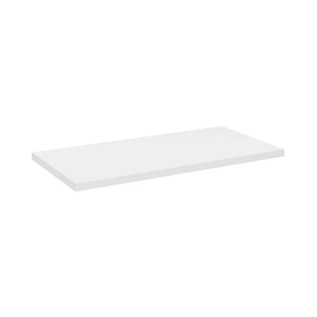 Set bagno VANO bianco 80cm: mobile sottolavabo con cassetti + piano per lavabo bianco + lavabo da appoggio scanalato bianco