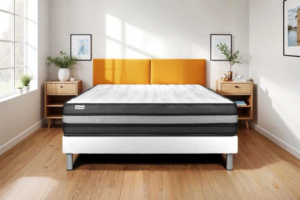 Set materasso e base 140x200 cm - Vital Power Zen