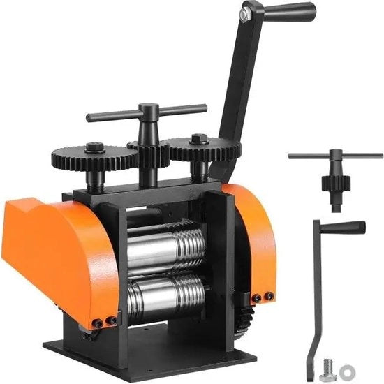 Macchina a rotazione per gioielli - 3 in 1 - 57mmL 0-5.5mmD - tornio per la lavorazione di fili metallici in piatto quadrato