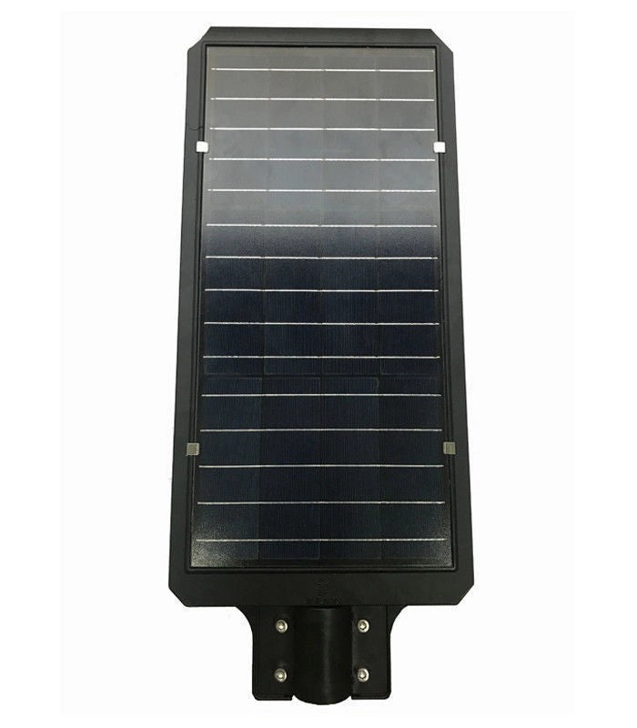 120W Lampione Stradale led Con Pannello Solare Integrato Crepuscolare ip66 - ZENCOCCO
