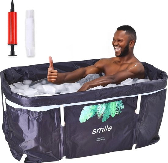 Badia Portatile Inflatabile per Adulti - Risparmiare Spazio e Leggero - Stile Giapponese