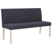 Panca 139,5 cm grigio scuro poliestere 02_0010894