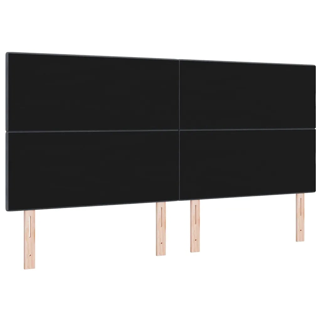 Testiera | Testata Grigio scuro 200 cm Velluto