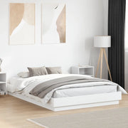 Giroletto-Struttura Letto Bianco 160x200 cm in Legno Multistrato 739486