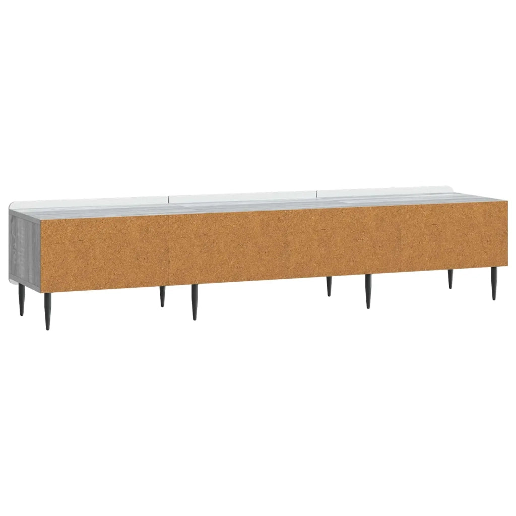 Mobile TV Grigio Sonoma 147 x 34,5 x 32 cm Legno ingegnerizzato 894481