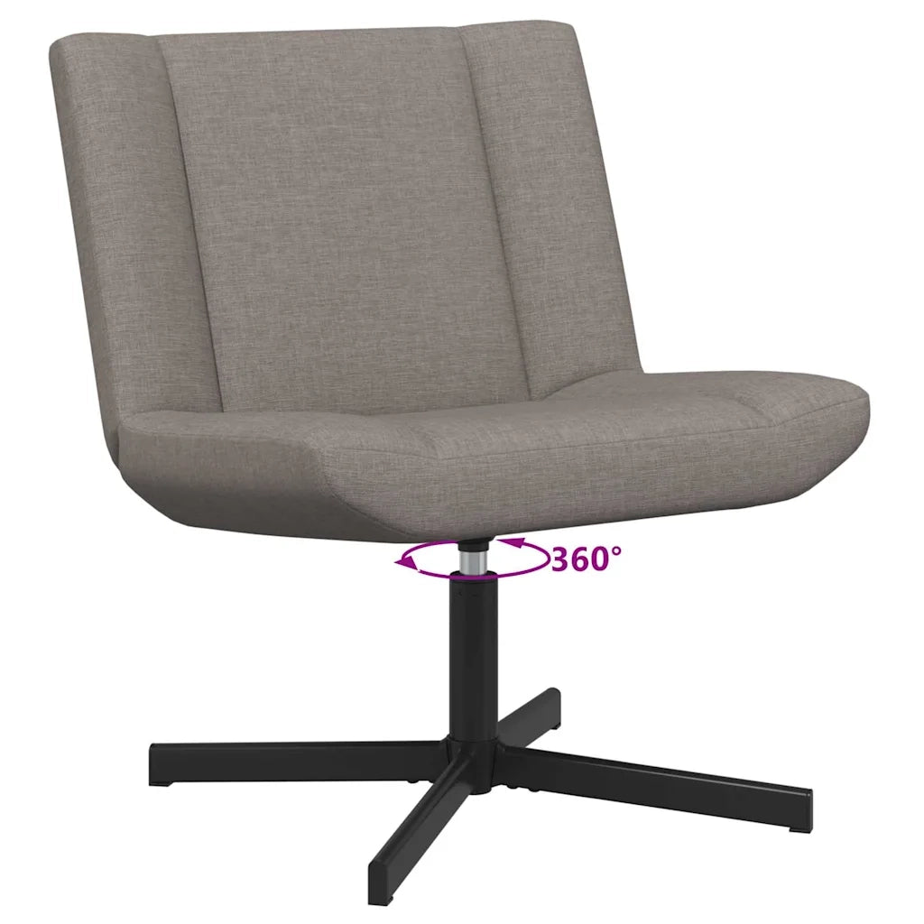 Sedia girevole Tortora 63 x 75 x 76 cm Tessuto 42007330