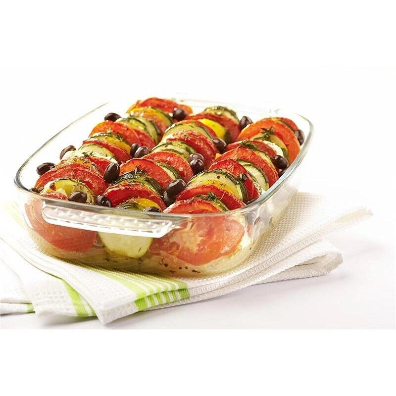 SET 3 TEGLIE PYREX TEGAME RETTANGOLARE PICCOLA MEDIA E GRANDE
