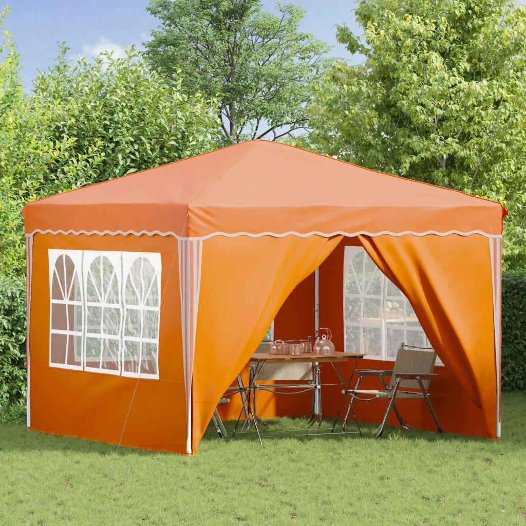 Tenda per feste a pop-up Arancione 288 x 288 x 245 cm 42019778