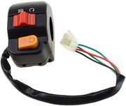 Pannello di controllo ON/OFF per motocicletta, sostituzione, 22 mm, per dirt bike, go kart, scooter, interruttore del segnale di direzione, interruttore della lampada di testa.