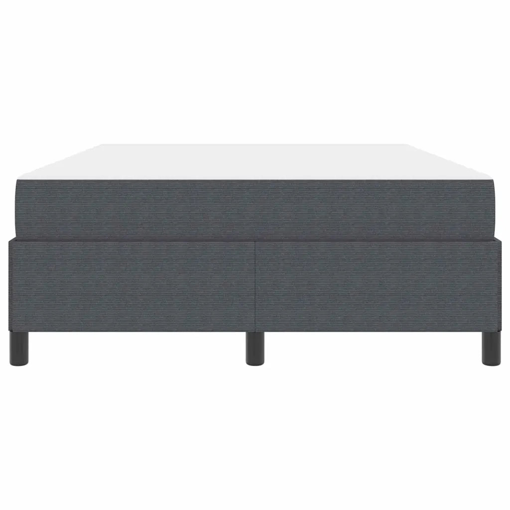 Struttura del letto Grigio scuro 140 x 190 cm Tessuto 3399121