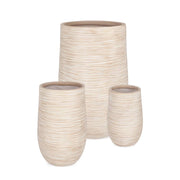 Porta Vaso Alto da Esterno in Terracotta Sbiancato Scratchy Bizzotto Formato: L
