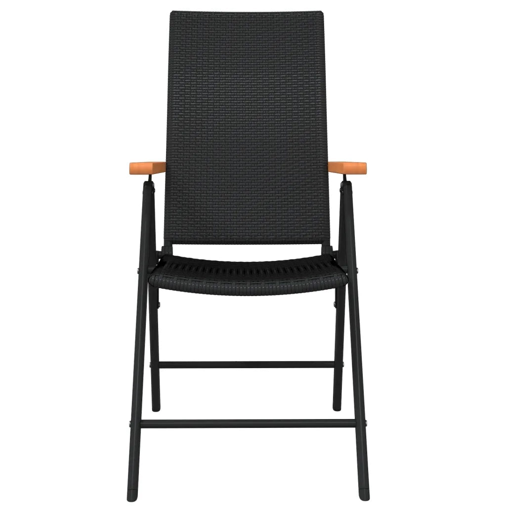 Set da Pranzo da Giardino 7 pz Nero 3099122
