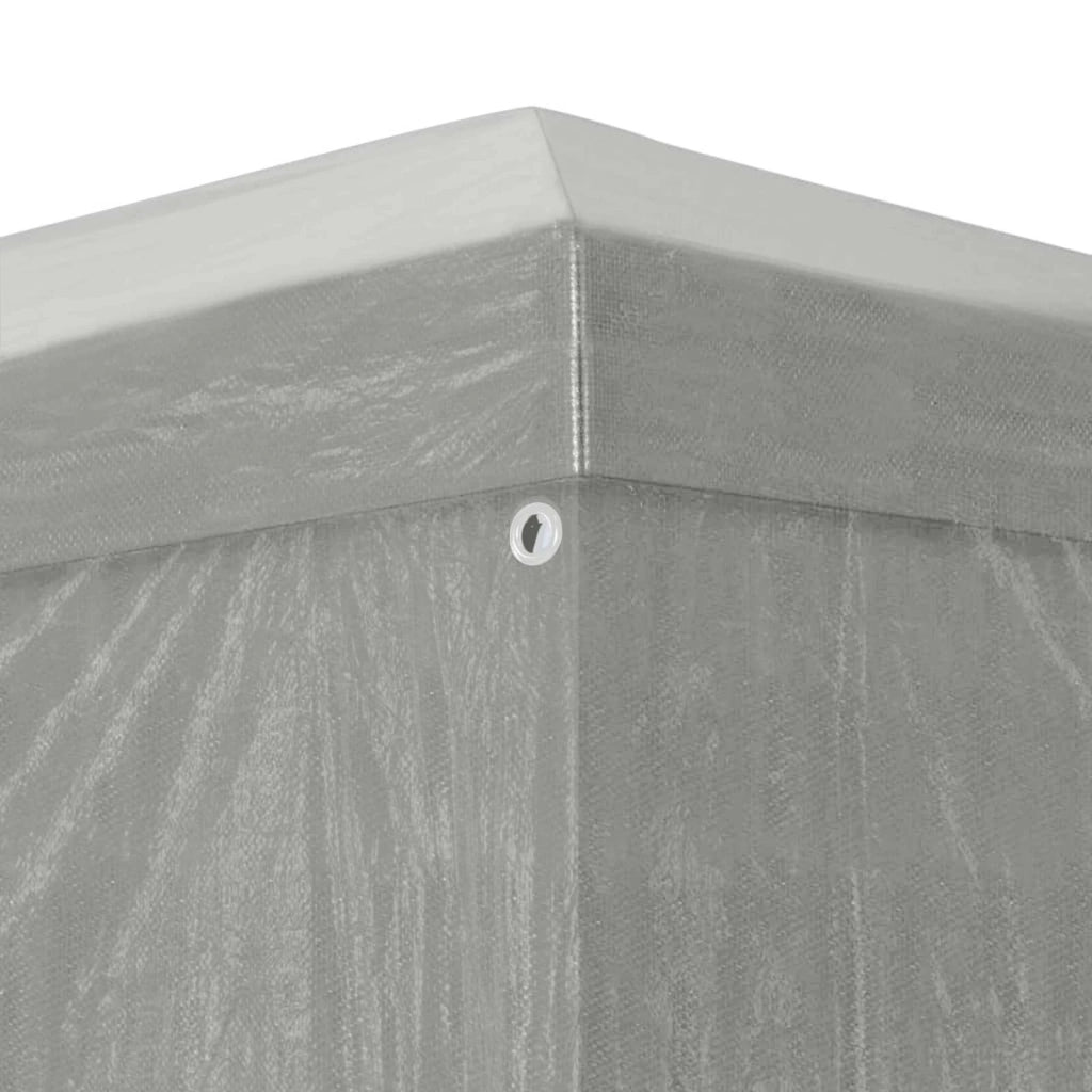 Tenda Party 900 x 300 x 255 cm Grigio Chiaro PE e Acciaio 42033001