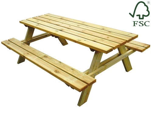 TAVOLO PER PICNIC LASA IMPREGNATO 200X148X70 CM