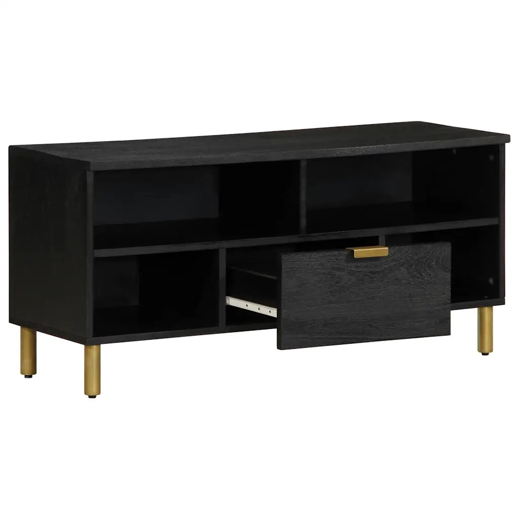 Mobile TV | Armadietto TV | Mobile Porta TV Nero 100x33x46 cm in Legno Multistrato