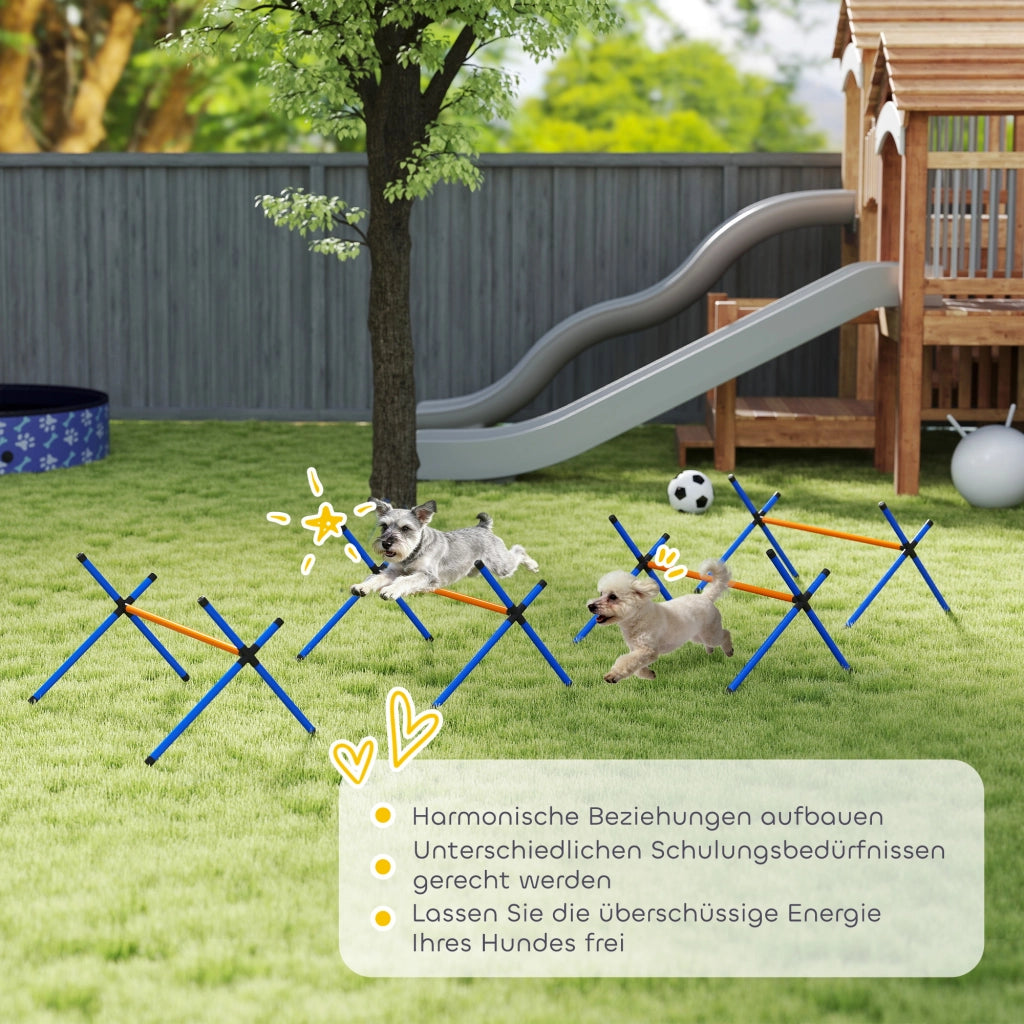 Set Agility per Cani ¨C Zephmum ¨C 4 Pezzi con Hurdle e Borsa