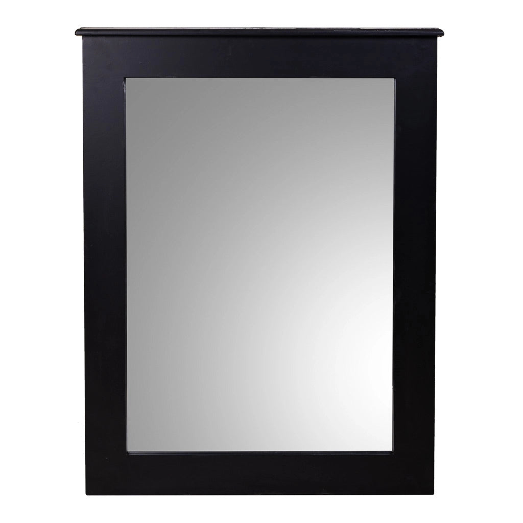 Specchio in legno nero 70x03x90h