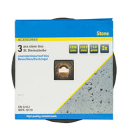 Trade Shop - Disco Flex Per Pietra Set Da 3 Pezzi Dischi Smerigliatrice Diam. 230 Mm -
