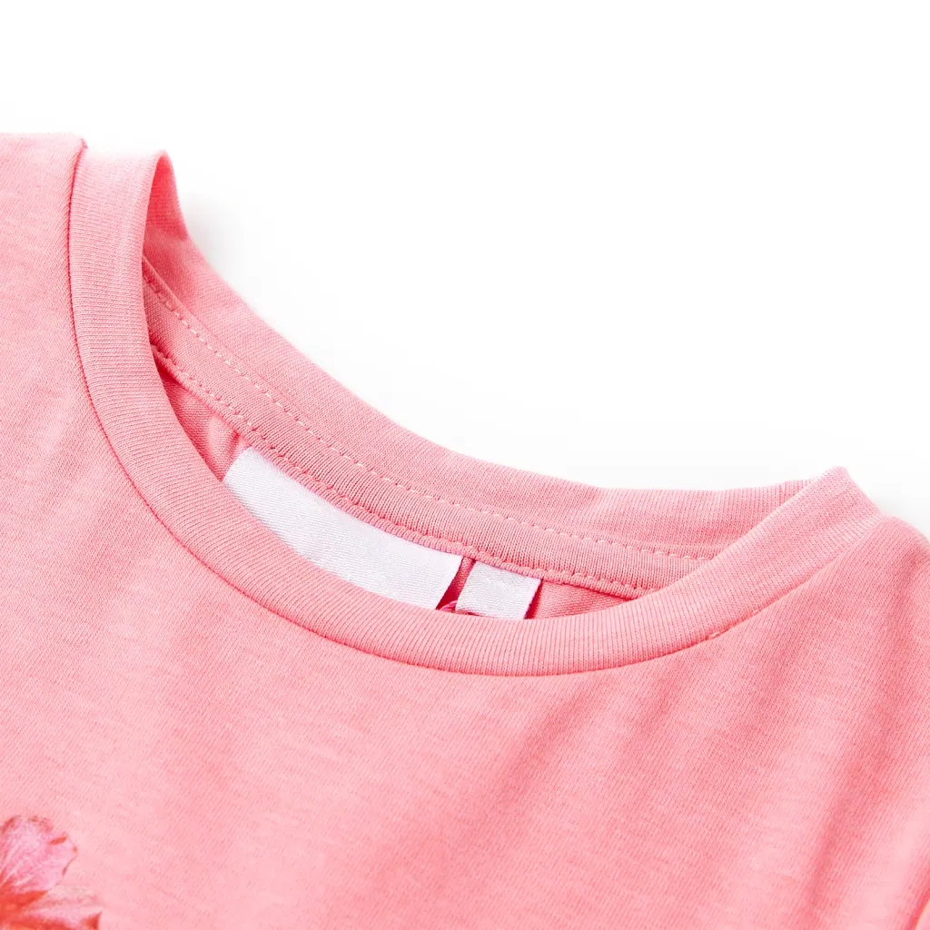 Maglietta da Bambina Rosa Neon 116
