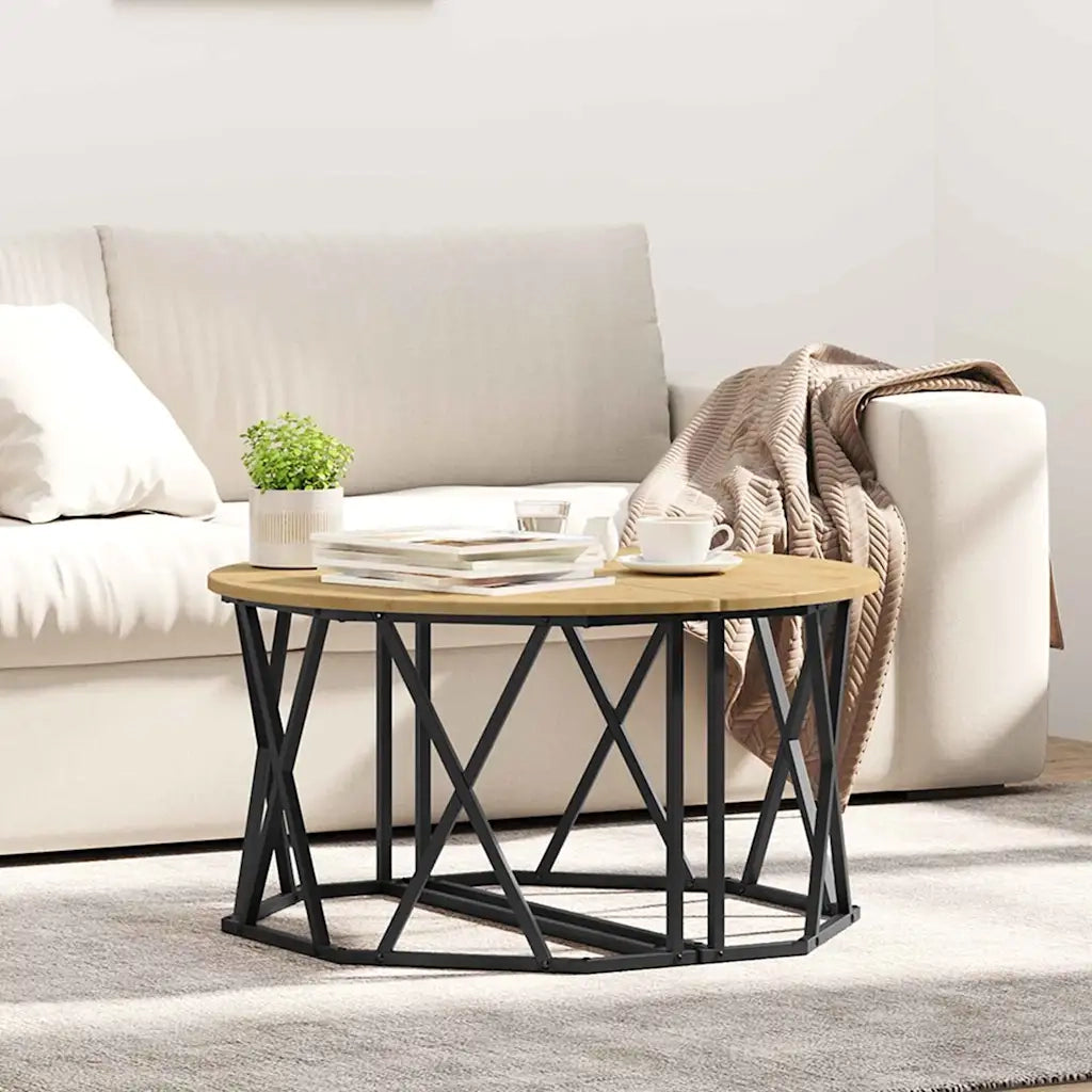 Tavolino da salotto Rovere artigianale 80 x 80 x 42 cm 868254