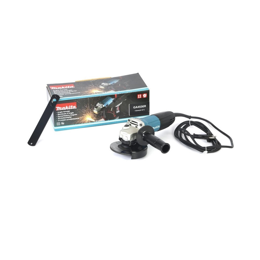 Trade Shop - Smerigliatrice Angolare Flex Frullino Makita 115 Mm 720w Ga 4530r Antiriavvio -
