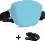 Zak per cani in silicone - Chiusura magnetica e clip - Tas per lezioni di addestramento per cani - Tas per snack per cani - Tas per trattamenti per cani con silicone