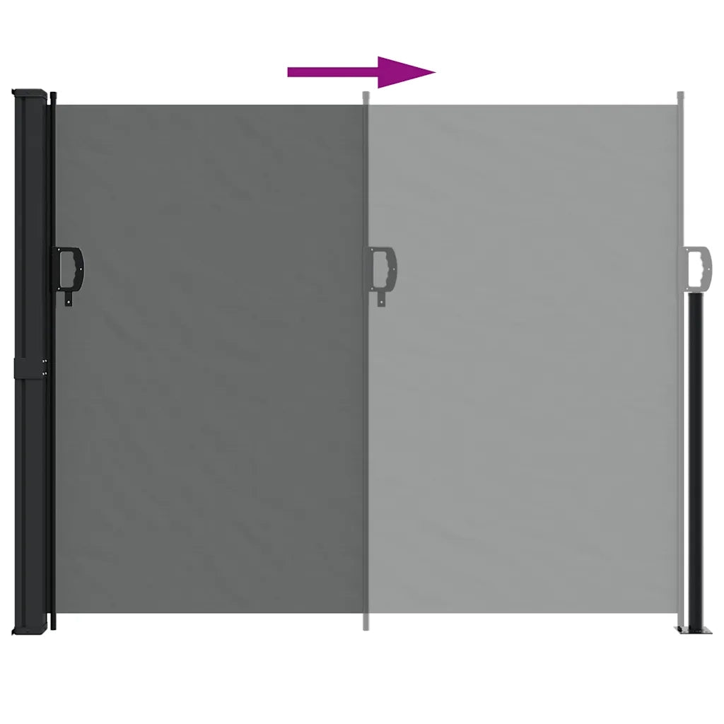 Tenda da Sole | Tenda parasole laterale retrattile antracite 160x300 cm