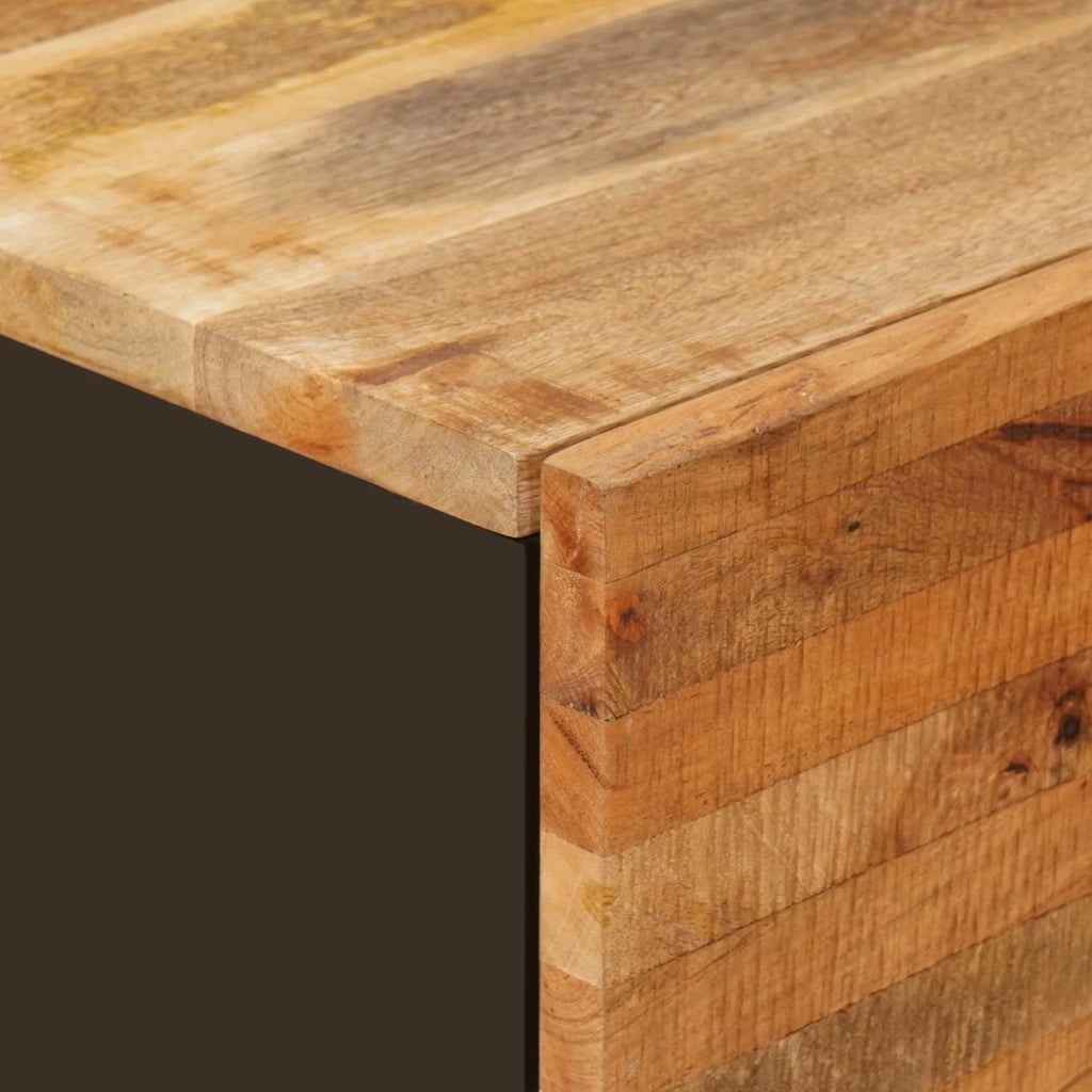 Credenza 2 pcs Marrone 60 x 33 x 75 cm Legno di mango massello