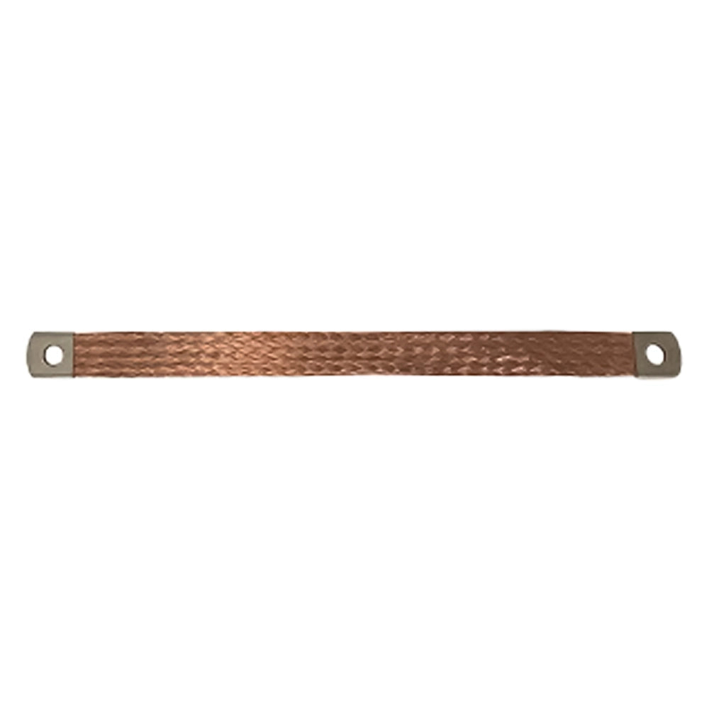 TRECCIA DI MASSA RAME ROSSO mm 500  - MADE IN ITALY