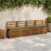 Cuscini per Panchina a 2 Pezzi VUGHT 2 pcs 100% Poliestere 950473
