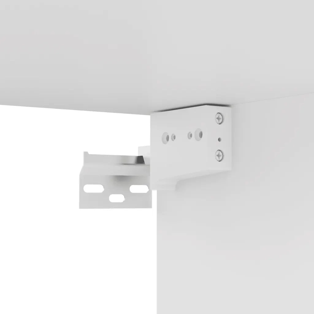 Set Mobili Porta TV 7 pz | Armadietto TV | Mobile Porta TV Bianco in Legno Multistrato
