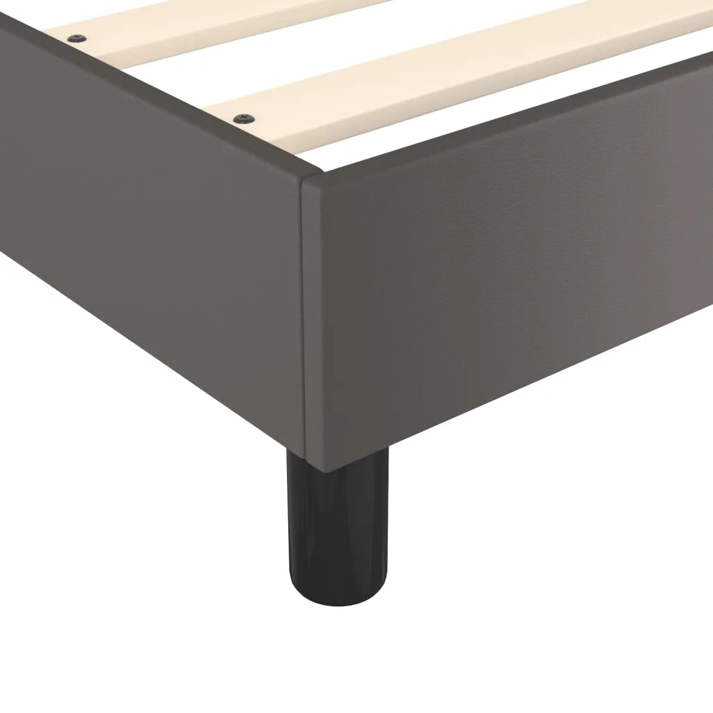 Struttura Letto a Rete a Molle Grigio 90x190 cm in Similpelle 3120674