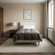Duvet Invernale Grigio chiaro 140 x 220 cm Microfibra 42026086