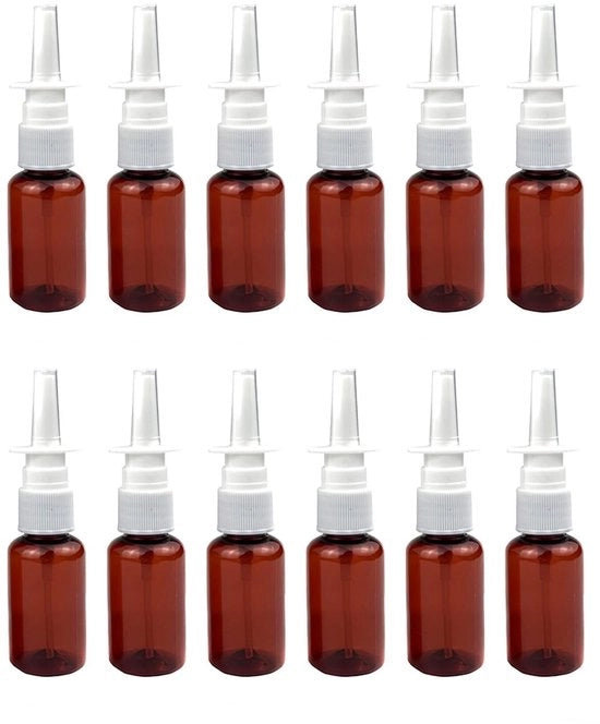 Spruzzatore liquido 12 pezzi 10ml - Flaconi vuoti da spruzzo - Atomizzatori fini - Applicazioni cosmetiche/mediche - Materiale PET di alta qualità - Ideale per viaggi - Flacone da spruzzo