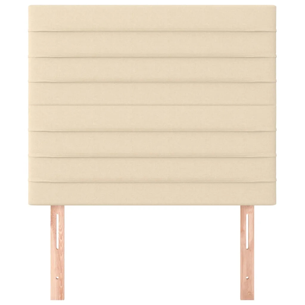 Testiera | Testata Crema 100x5x118/128 cm Tessuto