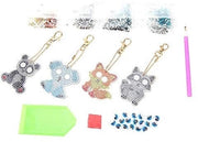 Set di attrezzi per dipingere con design di animali cartoon - decorazione con vernice - accessori per bambine/donne - progetto DIY creativo - ideale per tasche