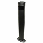 COLONNA COLONNINA IN METALLO ALLUMINIO NERO NERA UNIVERSALE H 50 CM FOTOCELLULE