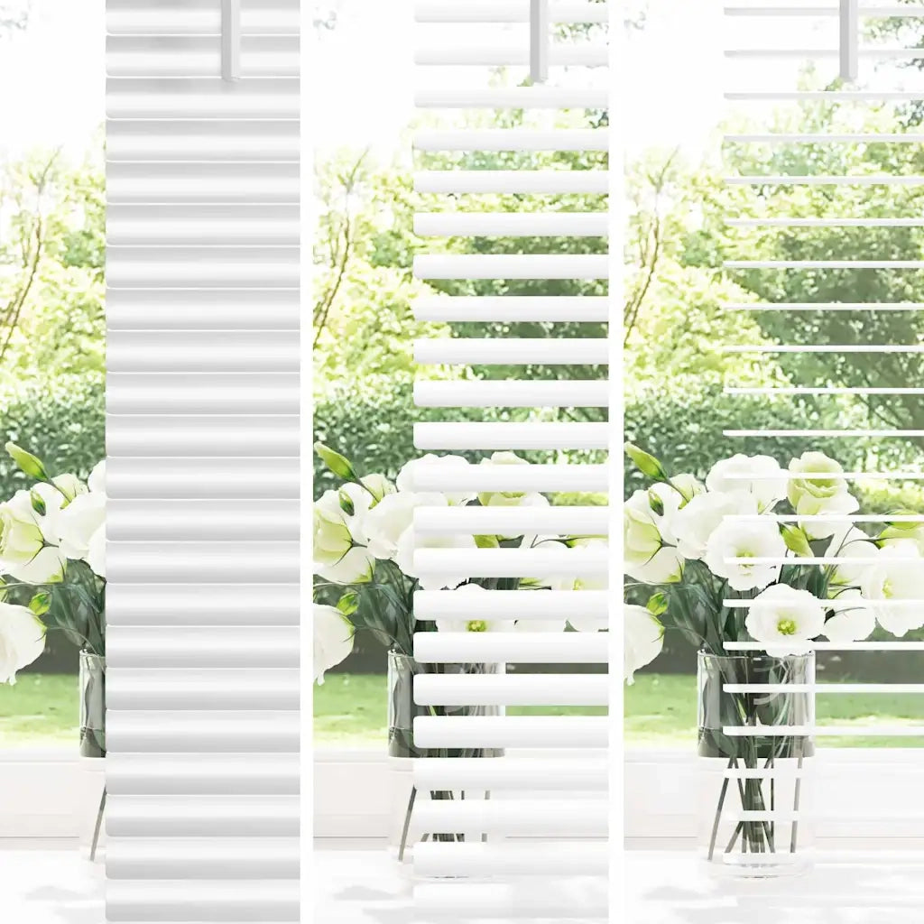 Tendaggi a Veneziana | Tenda a lamelle Bianco 220 x 100 cm Alluminio