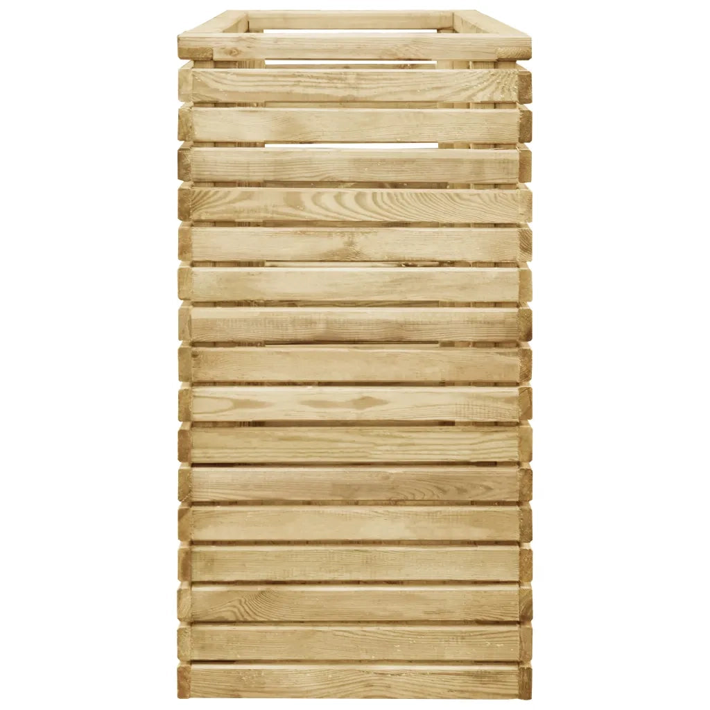 Letto Rialzato 100x50x100 cm in Pino impregnato 49101