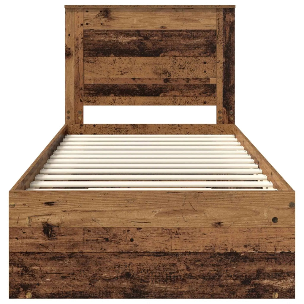 Struttura del letto Legno vecchio 90 x 200 cm Pino massello 3410142
