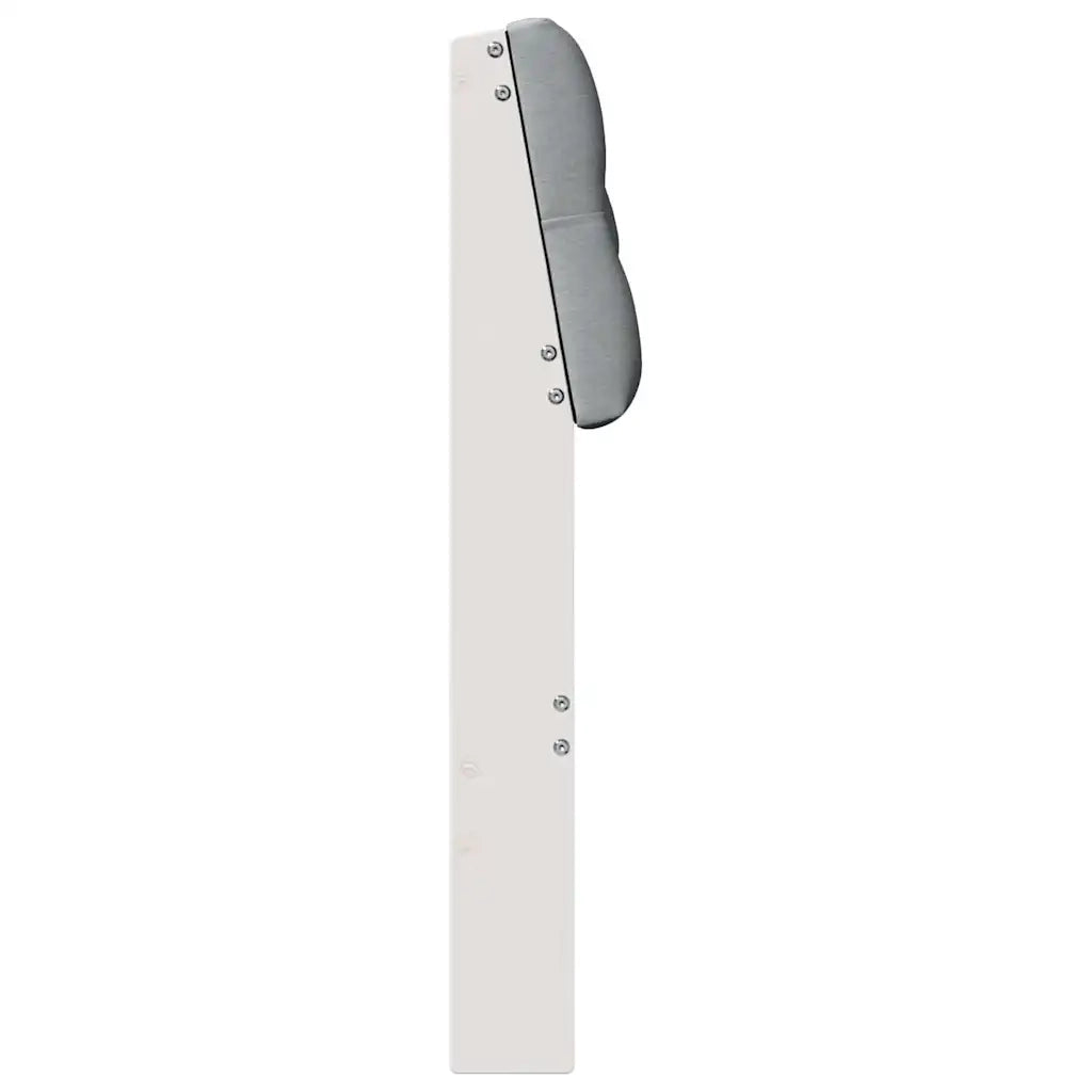Testiera imbottita Grigio chiaro 90 cm Pino massello 879198