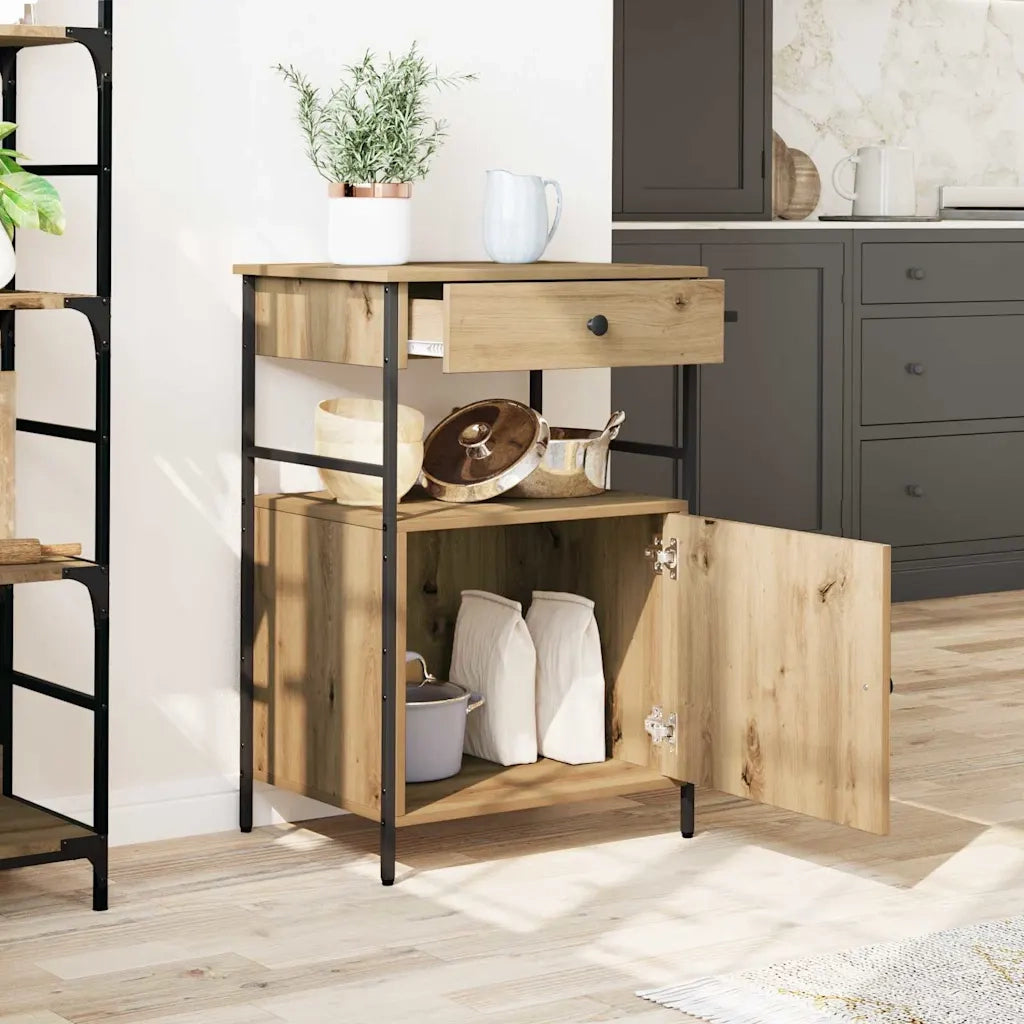 Carrello da Cucina Rovere artigianale 56 x 43 x 89,5 cm CFW6908255