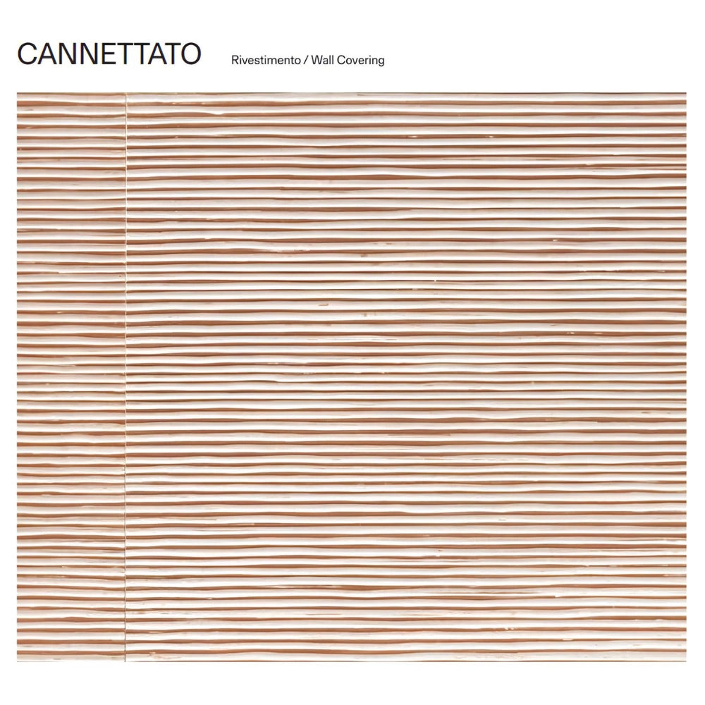 Piastrella gres porcellanato mattone cannettato 60x120 cm *** misura 14,40 m2, confezione 1