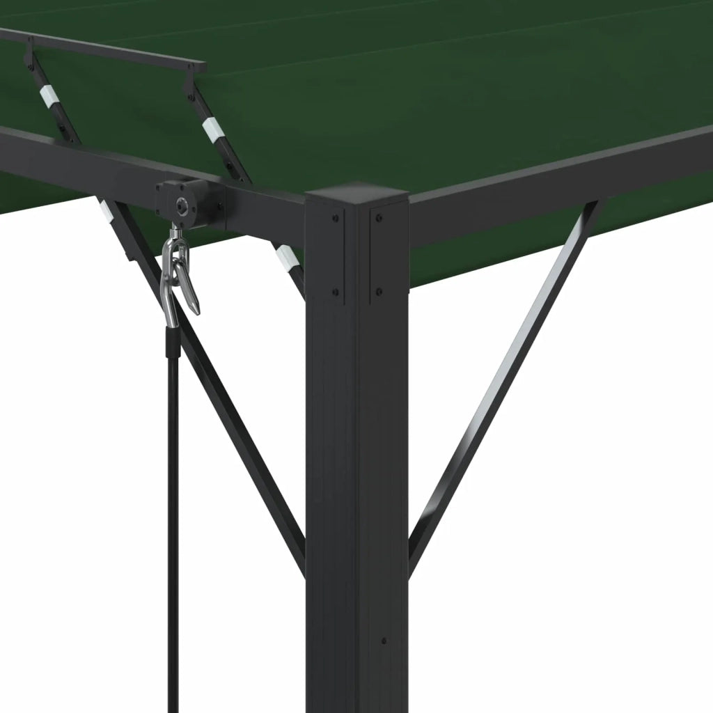 Gazebo con tetto ventilato Verde 3 x 4 x 2,14 m 42030525