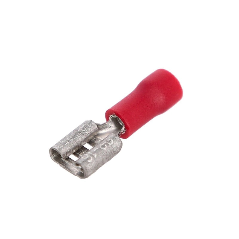 TERMINALE FEMMINA MM 2,8 ROSSO 10P