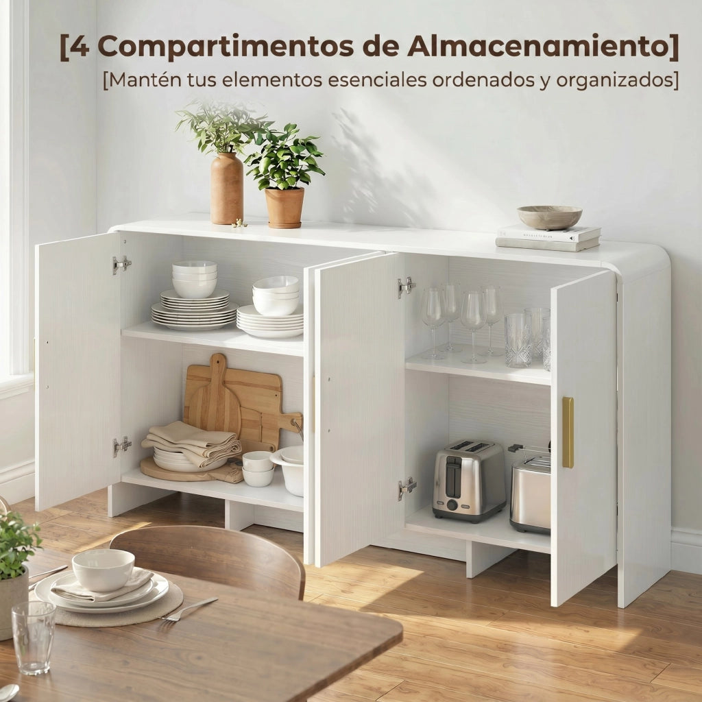 Mobile TV ¨C Minimal ¨C Bianco 152x40x80 cm